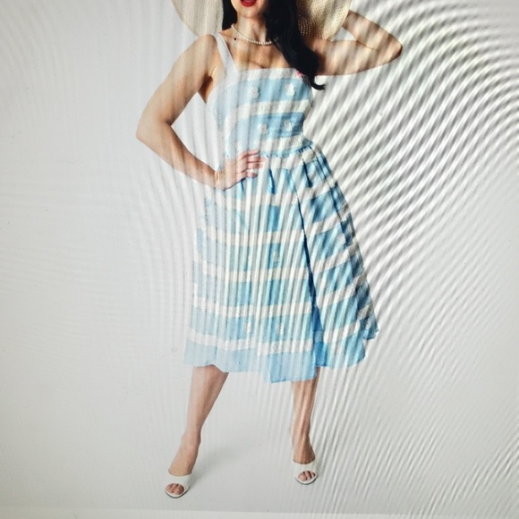 vintage barbie blue dress